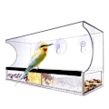 Pikkukuva 1 / 7: Window Bird Feeder Linnut Riippuva Feeder Birdhouse