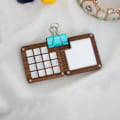 Miniatyrbillede 1 af 10: Farve Mixing Box Sort Valnød Tom Box Palette FARVE 2 MED Color 2 with Clip