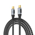 Pikkukuva 1 / 10: USB-C-C-tyypin kaapeli USB 4.0 Gen 3 0.2M 0.2m