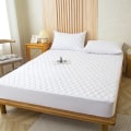 Miniatyrbillede 1 af 8: Kastemadrasbetræk Vandtæt sengetøj HVID 135X190CM white 135x190cm