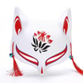 Miniatyrbillede 5 af 10: Foxes Mask Masquerade Mask TYPE C TYPE C Type C