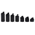 Miniatyrbillede 10 af 10: Smykker Udstillingsstativ Ringstativ SORT RUND RUND Black Round-Round