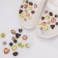 Miniatyrbild 4 av 8: 28st Rhinestone Skor Spänne Clip Sko Dekoration Clips C C C