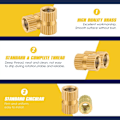 Miniatyrbillede 4 af 5: 330 Stk Gevindindsatser Kit Udvendigt gevind Heat Set Insert