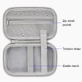 Miniatyrbilde 7 av 10: Digital oppbevaringsveske USB-kabelvesker GRÅ STYLE 2 STYLE 2 grey Style 2-Style 2