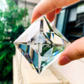 Miniatyrbillede 4 af 4: Lysekrone Dele Pendel Lampe Prisme Pendel Vindueshængende