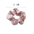 Miniatyrbild 3 av 10: Satin Silk Hair Tie Elastiska Scrunchies LILA purple