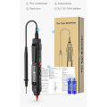Miniatyrbilde 10 av 10: Smart Digital Multimeter Spenningsdetektor Voltmeter Tester Black