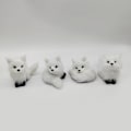 Pikkukuva 7 / 10: Simulaatio Furry Fox Malli Kettu Figuurit RUSKEA C C Brown C-C