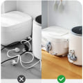 Miniatyrbillede 4 af 8: 6 stk ledningsorganisator Cord Keeper ledningsindpakning Grey 6Pcs-6Pcs