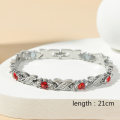 Miniatyrbilde 6 av 10: Magnetiske armbånd Menopause Reliving Armbånd MULTICOLORED #2 Multicolored #2 Gold Chain