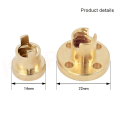 Miniatyrbilde 3 av 9: 4 stk Anti Backlash Fjærbelastet Mutter 2mm Bly 8mm T8 blyskrue