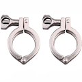 Miniatyrbillede 1 af 7: 2 stk 1,5" Sanitær Tri-clamp Tri Clamp Clover Sanitærrør