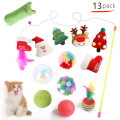 Pikkukuva 10 / 10: Christmas Cat Teaser Wand Pet Cat Lelut 11 kpl 11 kpl 11 pcs