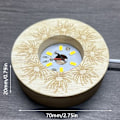 Miniatyrbild 2 av 10: LED-ljusdisplayhållare Crystal Ball Base WARM LIGHTC C Warm LightC