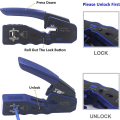 Miniatyrbillede 5 af 10: Tang Crimp Tool RJ45 Pass Through