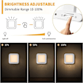Miniatyrbillede 4 af 10: LED trådløst natlys LED-lampe C C C