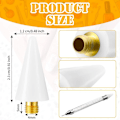 Miniatyrbilde 2 av 10: 5 Stk Vokshodetips Rhinestones Gems Picker GUL Yellow