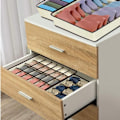 Miniatyrbillede 9 af 10: 4 STK Skuffe Organizer Opbevaringsboks SORT Black