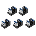 Miniatyrbild 1 av 10: 5st OTG Adapter Converter 5PCS U TYPE BEND 5ST U TYPE BEND 5pcs U Type Bend