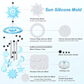Miniatyrbillede 2 af 3: Resin Forme Wind Chimes Silikone Forme Kit Epoxy Windchimes