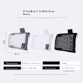 Pikkukuva 2 / 9: 4 kpl Mesh File Bag palapelin säilytyspussi MUSTA Black