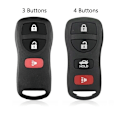 Miniatyrbillede 2 af 9: Fjernbetjening Bilnøgle Bil Fjernnøgle 3 KNAPPER 3 KNAPPER 3 Buttons