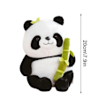 Miniatyrbilde 2 av 10: Panda plysj utstoppet Bambus B B B