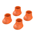 Pikkukuva 1 / 10: 4 kpl/ set Tuolin cover Tuolin jalkatyyny ORANSSI ROUND ROUND Orange Round-Round