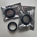 Miniatyrbilde 8 av 10: 2 Stk Gummi Ring Bagasje Hjul Ring SORT SORT black