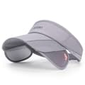 Tyhjä Top Sun Visor Hat Cap VAALEANHARMAA light grey