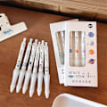 Miniatyrbilde 3 av 10: 6STK/sett Gelpenner Kulepenn 01-4STK/SETT 01-4STK/SET 01-4PCS/Set