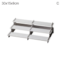Miniatyrbillede 1 af 10: Opbevaringsstativer til displaystativ 30X15X9CMC C 30x15x9cmC