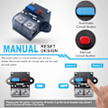 Miniatyrbillede 4 af 7: 200 Amp Audio Circuit Breaker Nulstillelig Circuit Breaker Self
