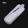 Miniatyrbillede 1 af 10: 10 Stk U Disk Opbevaring Case U Disk Cover HVID white