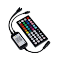 Miniatyrbillede 1 af 5: Musik Bluetooth Controller Kit RGB LED Strip Light Controller