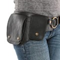 Miniatyrbillede 1 af 9: Waist Pack Bælte Skuldertaske SORT SORT Black