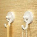 Miniatyrbilde 4 av 9: 6 Stk Kroker for opphengning av selvklebende takkrok Veggkroker for White 6 Pcs-6 Pcs