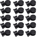 Miniatyrbilde 1 av 6: 30 pakke runde rørplugg endestykker Plast runde plugger hull 30 Pack