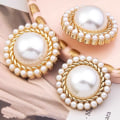 Miniatyrbild 8 av 10: 10st Pearl Clothing Knappar Skjorta Knappar SVART 15MM10ST 10ST black 15MM10pcs-10pcs