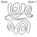 Miniatyrbillede 1 af 10: Arm Bangle Arm Chain SILVER STYLE-1 STYLE-1 Silver Style-1-Style-1