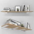 Miniatyrbilde 4 av 10: Høyre vinkelbrakett Skrivebordshylle STYLE 6 STYLE 6 Style 6