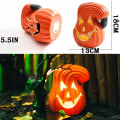 Miniatyrbilde 2 av 10: Halloween gresskarlykt gresskarpynt B B B