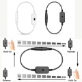 Miniatyrbillede 9 af 9: Sensorafbryderdetektor Til LED Strip Lys SORT black