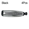 Miniatyrbillede 1 af 10: 4STK Hårnål Banan Hårklemme SORT 4STK 4STK Black 4Pcs-4Pcs
