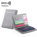 RFID Passport Cove Passport Protector GRÅ Grey