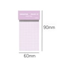 Miniatyrbillede 2 af 6: Selvklæbende Memo Pad Cute Graph Paper Sticky Notes