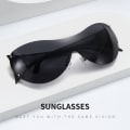 Miniatyrbild 10 av 10: Y2K Solglasögon Wrap Around Shades C5 C5 C5