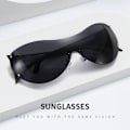 Miniatyrbillede 10 af 10: Y2K Solbriller Wrap Around Shades C5 C5 C5