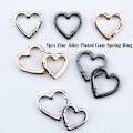 Miniatyrbillede 6 af 10: 5 stk Spring Ring Spænder Karabinhage Punge Håndtasker SORT 22MM Black 22mm